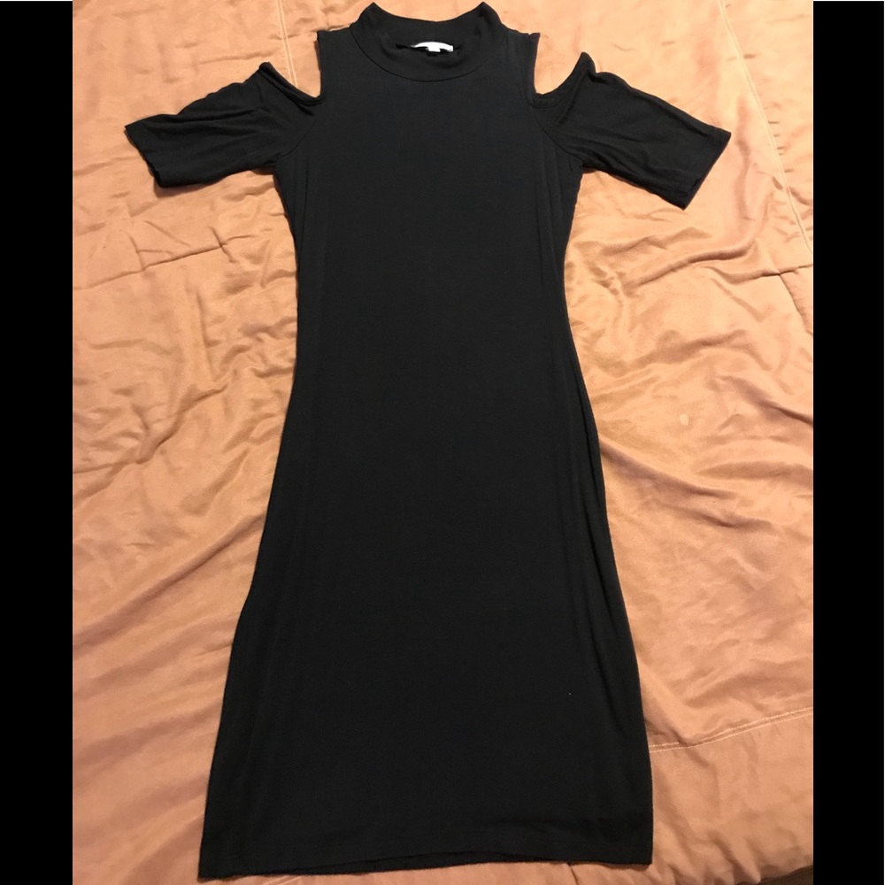 Classy glass body-con dress.